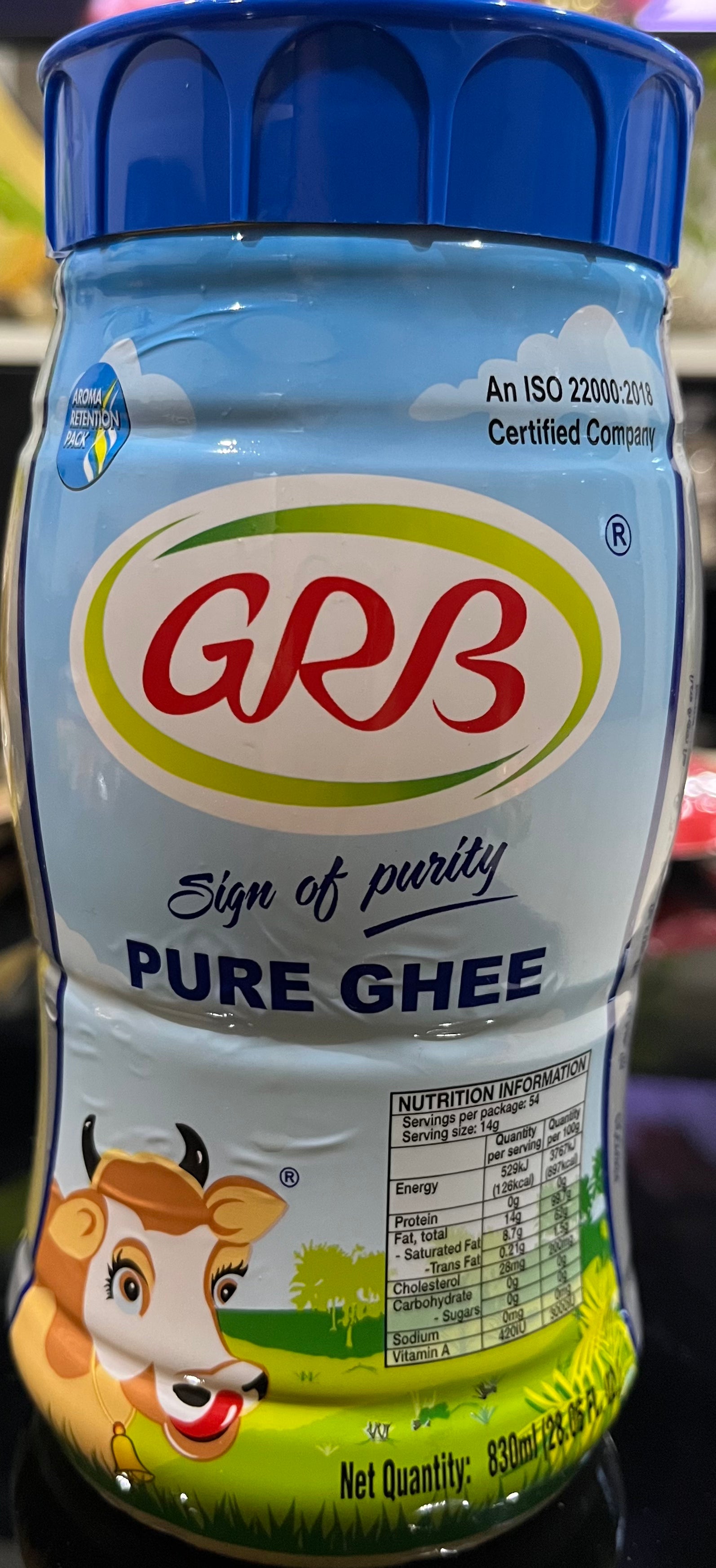 GRB Pure Ghee 830 mls