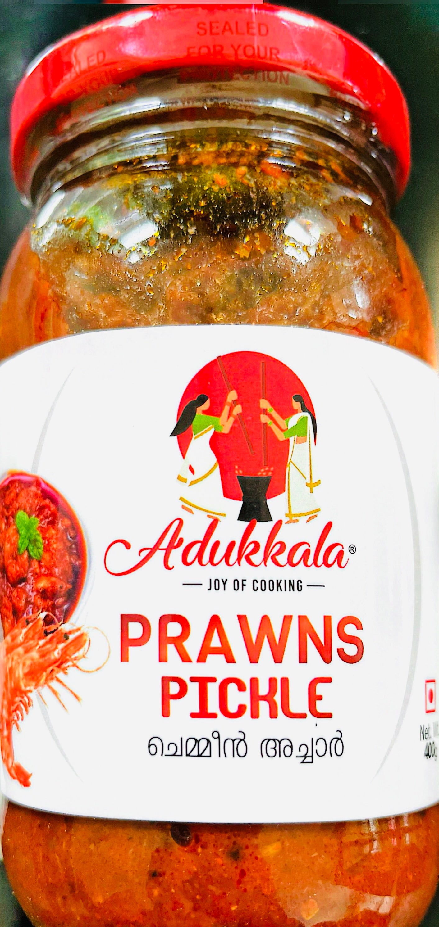 Adukkala Prawns pickle 400grams