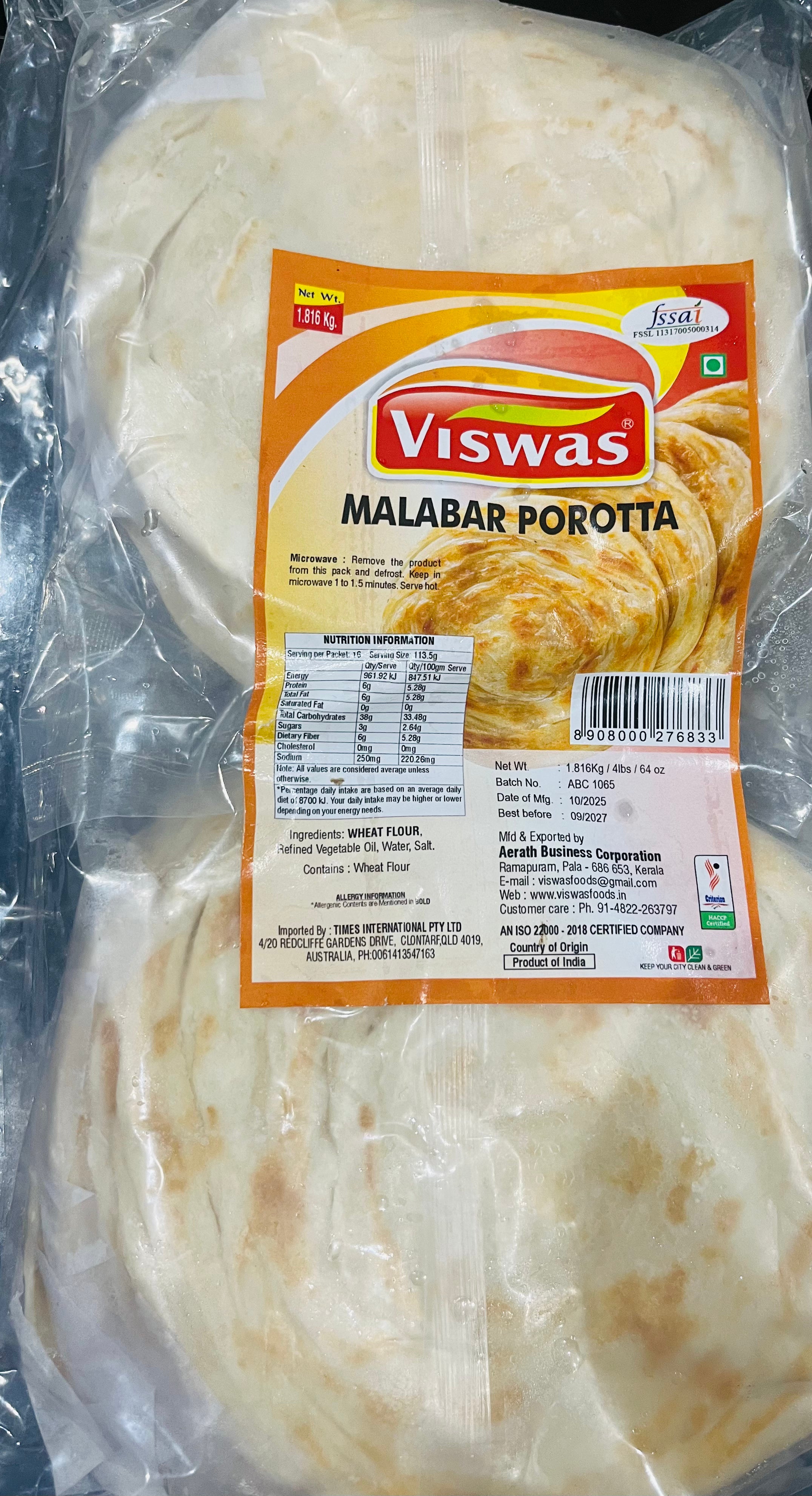 Viswas Malabar Porotta 1.816 kg