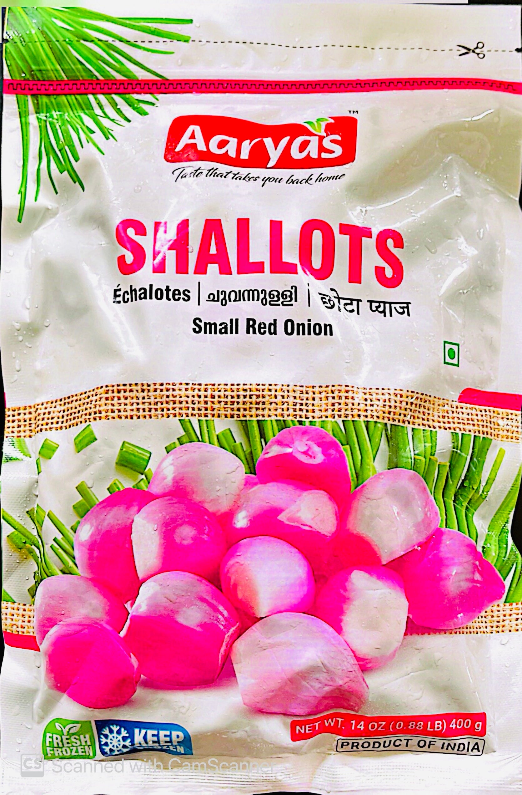 Aaryas Shallots (small red onion) 400 grams