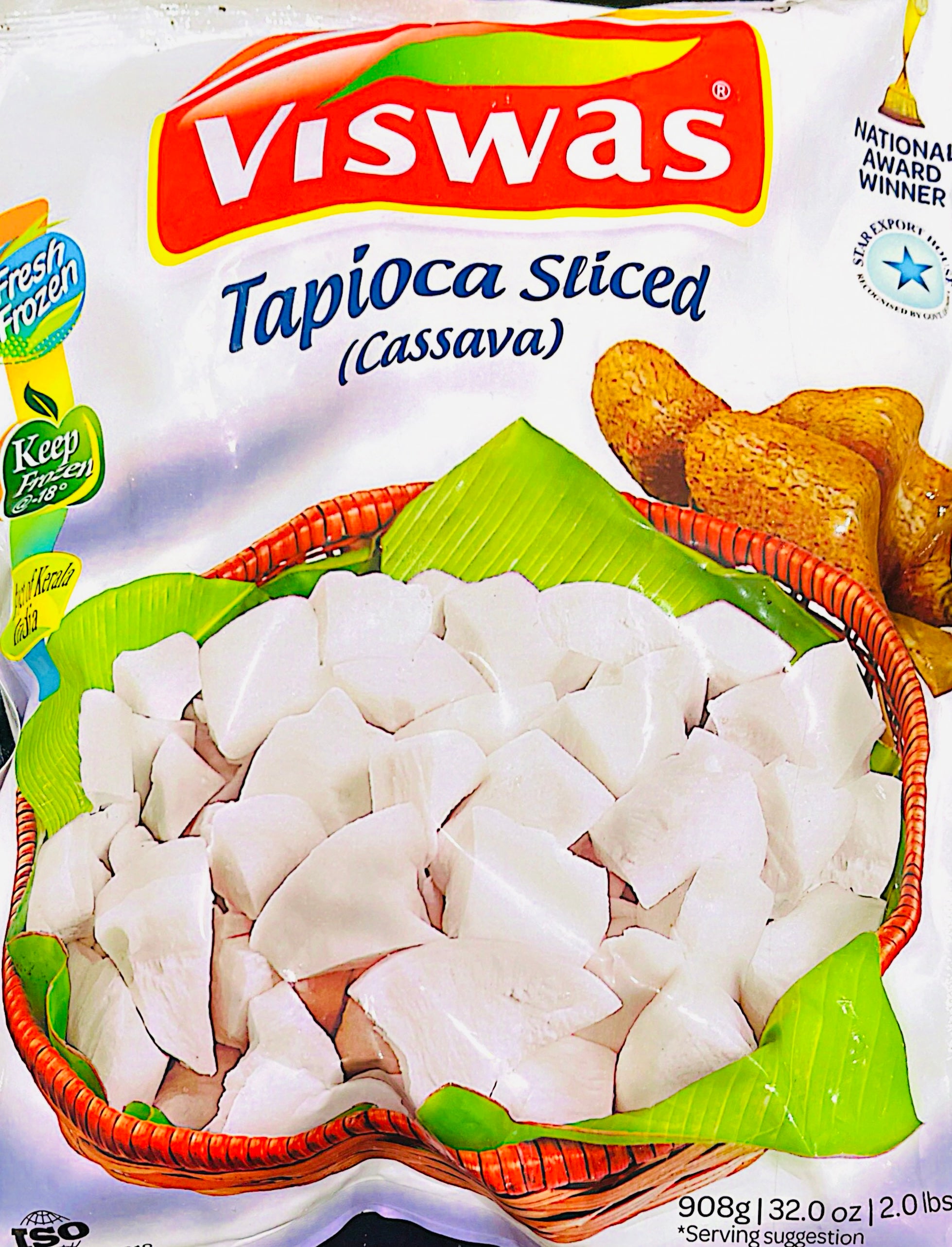 Viswas Tapioca Sliced 908 Grams