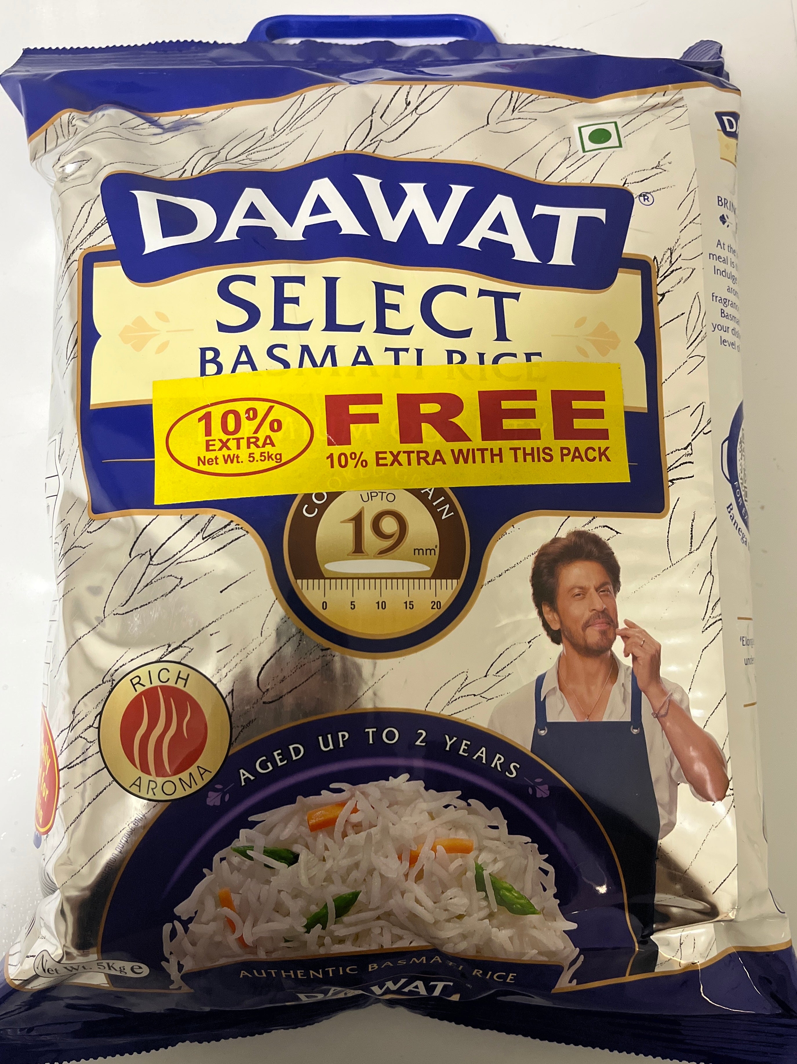 Daawat Select Basmati Rice (5.5kg)