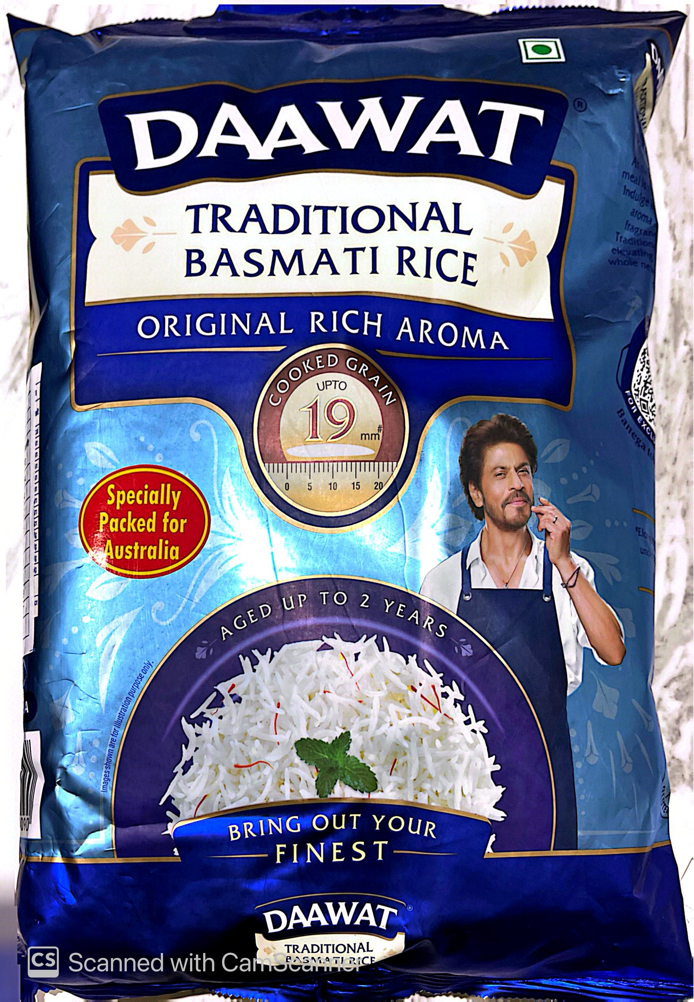 Daawat Traditional Basmati Rice 5Kg